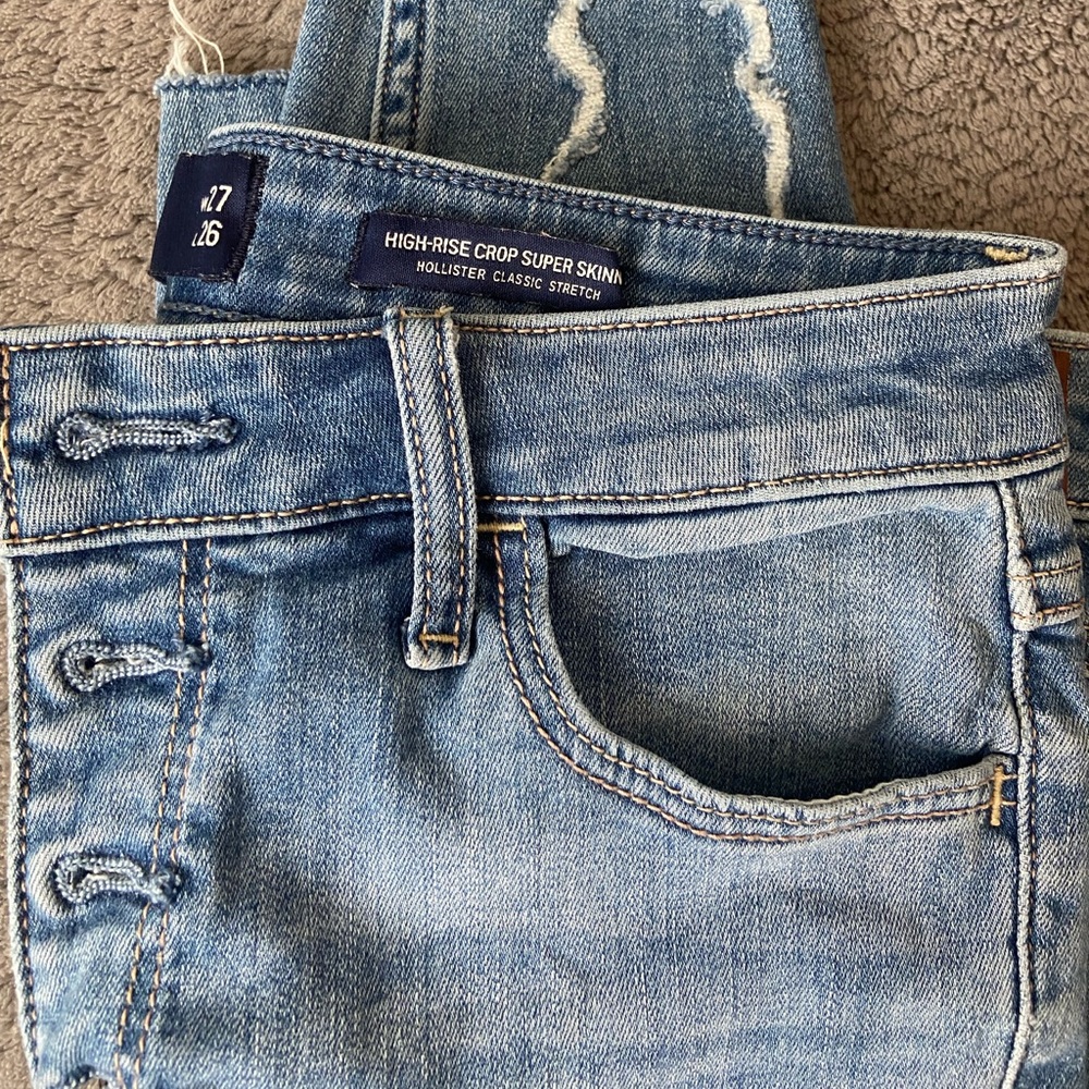 Hollister Skinny Cropped Jeans
